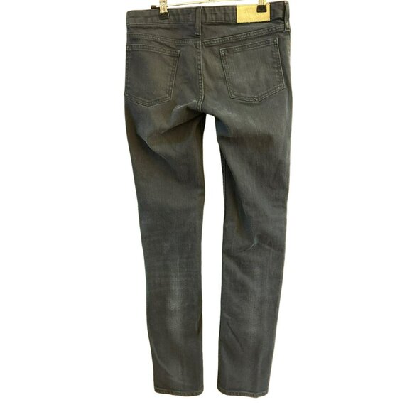 Acne Womens Kex Thunder Dark Blue Stretch Classic Slim Fit Jeans 30 x 32 Zipper - Picture 4 of 6